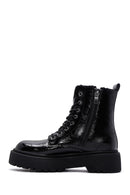 Women's Black Patent Leather Boots | Derimod Women's Black Patent Leather Boots | Derimod