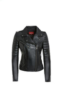 Flash Women's Leather Jacket | Derimod Flash Women's Leather Jacket | Derimod