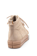 Women's Suede High Top Sneaker | Derimod Women's Suede High Top Sneaker | Derimod