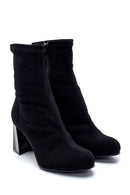 Women's Suede Heeled Boots | Derimod Women's Suede Heeled Boots | Derimod