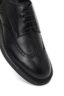 Men's Black Lace-Up Leather Classic Shoe | Derimod Men's Black Lace-Up Leather Classic Shoe | Derimod