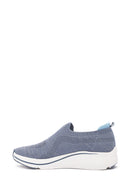 Derimod Zero Women's Blue Thick-Soled Fabric Sneakers | Derimod Derimod Zero Women's Blue Thick-Soled Fabric Sneakers | Derimod