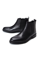 Men's Black Leather Chelsea Boots | Derimod Men's Black Leather Chelsea Boots | Derimod