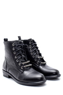 Women's Leather Accessory Detailed Boots | Derimod Women's Leather Accessory Detailed Boots | Derimod
