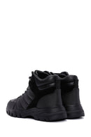 Men's Black Leather Sports Boots | Derimod Men's Black Leather Sports Boots | Derimod