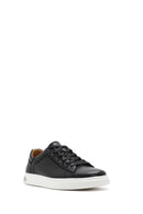 Men's Black Lace-up Leather Sneaker | Derimod Men's Black Lace-up Leather Sneaker | Derimod