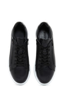Erkek Siyah Deri Sneaker | Derimod Erkek Siyah Deri Sneaker | Derimod