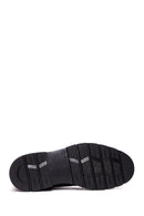 Men's Black Leather Casual Zipper Boots | Derimod Men's Black Leather Casual Zipper Boots | Derimod