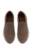Erkek Bej Nubuk Deri Comfort Loafer | Derimod Erkek Bej Nubuk Deri Comfort Loafer | Derimod