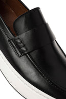 Men's Black Leather Casual Loafer | Derimod Men's Black Leather Casual Loafer | Derimod