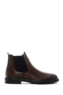 Men's Brown Chelsea Casual Leather Boots | Derimod Men's Brown Chelsea Casual Leather Boots | Derimod