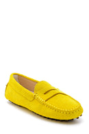 Kadın Süet Deri Casual Loafer | Derimod Kadın Süet Deri Casual Loafer | Derimod