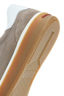 Men's Beige Lace-Up Suede Leather Sneaker | Derimod Men's Beige Lace-Up Suede Leather Sneaker | Derimod