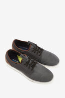 Skechers Men's Gray Pertola Sneaker | Derimod Skechers Men's Gray Pertola Sneaker | Derimod