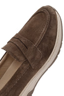 Women's Mink Suede Leather Loafer | Derimod Women's Mink Suede Leather Loafer | Derimod