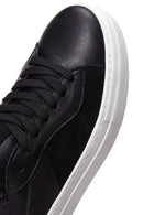 Women's Black Leather Sneaker | Derimod Women's Black Leather Sneaker | Derimod