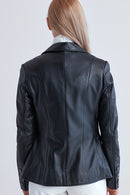 Como Women's Leather Jacket | Derimod Como Women's Leather Jacket | Derimod