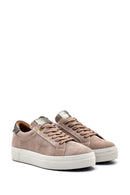 Kadın Deri Süet Sneaker | Derimod Kadın Deri Süet Sneaker | Derimod