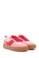 ACBC x Derimod Kadın Pembe Bağcıklı Süet Sneaker | Derimod ACBC x Derimod Kadın Pembe Bağcıklı Süet Sneaker | Derimod