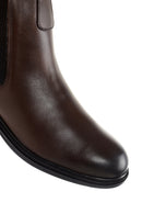 Men's Brown Chelsea Casual Leather Boots | Derimod Men's Brown Chelsea Casual Leather Boots | Derimod