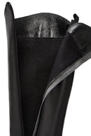 Women's Black Zippered Leather Boots | Derimod Women's Black Zippered Leather Boots | Derimod