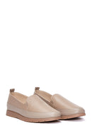 Kadın Vizon Deri Comfort Loafer | Derimod Kadın Vizon Deri Comfort Loafer | Derimod