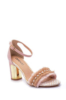 Women's Suede Metal Heel Detailed Shoes | Derimod Women's Suede Metal Heel Detailed Shoes | Derimod