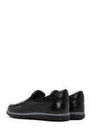 Erkek Siyah Rugan Deri Klasik Loafer | Derimod Erkek Siyah Rugan Deri Klasik Loafer | Derimod