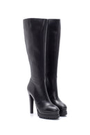 Women's Leather Heeled Boots | Derimod Women's Leather Heeled Boots | Derimod