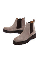 Men's Mink Suede Leather Chelsea Boots | Derimod Men's Mink Suede Leather Chelsea Boots | Derimod