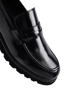 Erkek Siyah Deri Klasik Loafer | Derimod Erkek Siyah Deri Klasik Loafer | Derimod