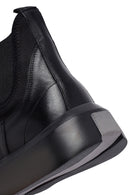 Men's Black Thick Sole Leather Chelsea Boots | Derimod Men's Black Thick Sole Leather Chelsea Boots | Derimod