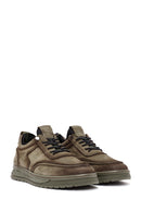 Men's Khaki Lace-Up Suede Leather Casual Shoes | Derimod Men's Khaki Lace-Up Suede Leather Casual Shoes | Derimod