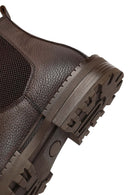 Men's Brown Leather Chelsea Boot | Derimod Men's Brown Leather Chelsea Boot | Derimod