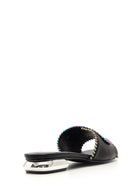Women's Metal Heeled Colorful Stone Slippers | Derimod Women's Metal Heeled Colorful Stone Slippers | Derimod