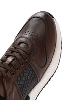 Erkek Taba Bağcıklı Deri Casual Sneaker | Derimod Erkek Taba Bağcıklı Deri Casual Sneaker | Derimod
