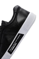 Hammer Jack Erkek Sıyah Toscana Deri Sneaker | Derimod Hammer Jack Erkek Sıyah Toscana Deri Sneaker | Derimod