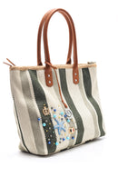Women's Straw Detailed Shoulder Bag | Derimod Women's Straw Detailed Shoulder Bag | Derimod