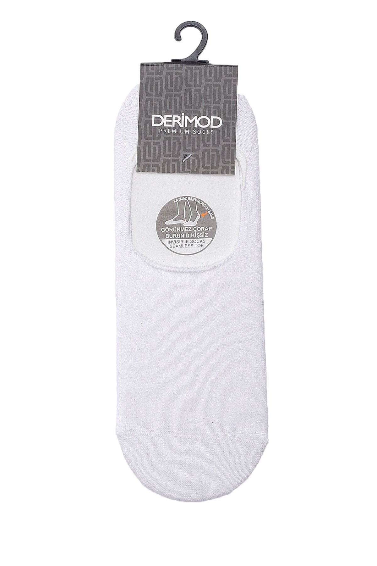 Men's White Cotton Booties Socks 000A2C10146F | Derimod