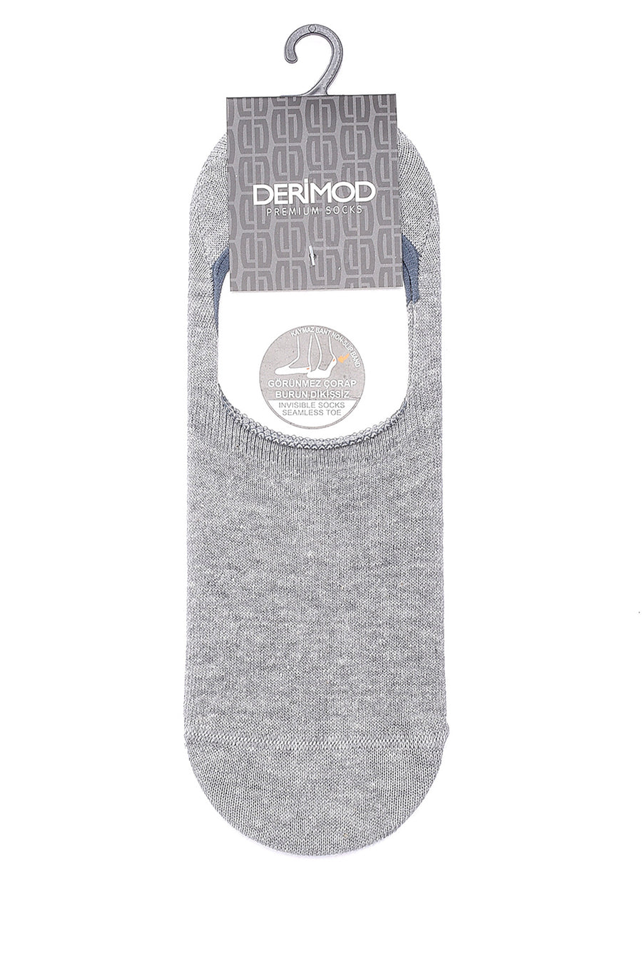 Erkek Gri Pamuklu Patik Çorap 000A2C10146F | Derimod