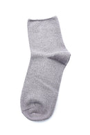 Women's Gray Cotton Socks | Derimod