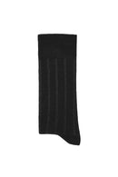 Men's Black Bamboo Long Socks | Derimod