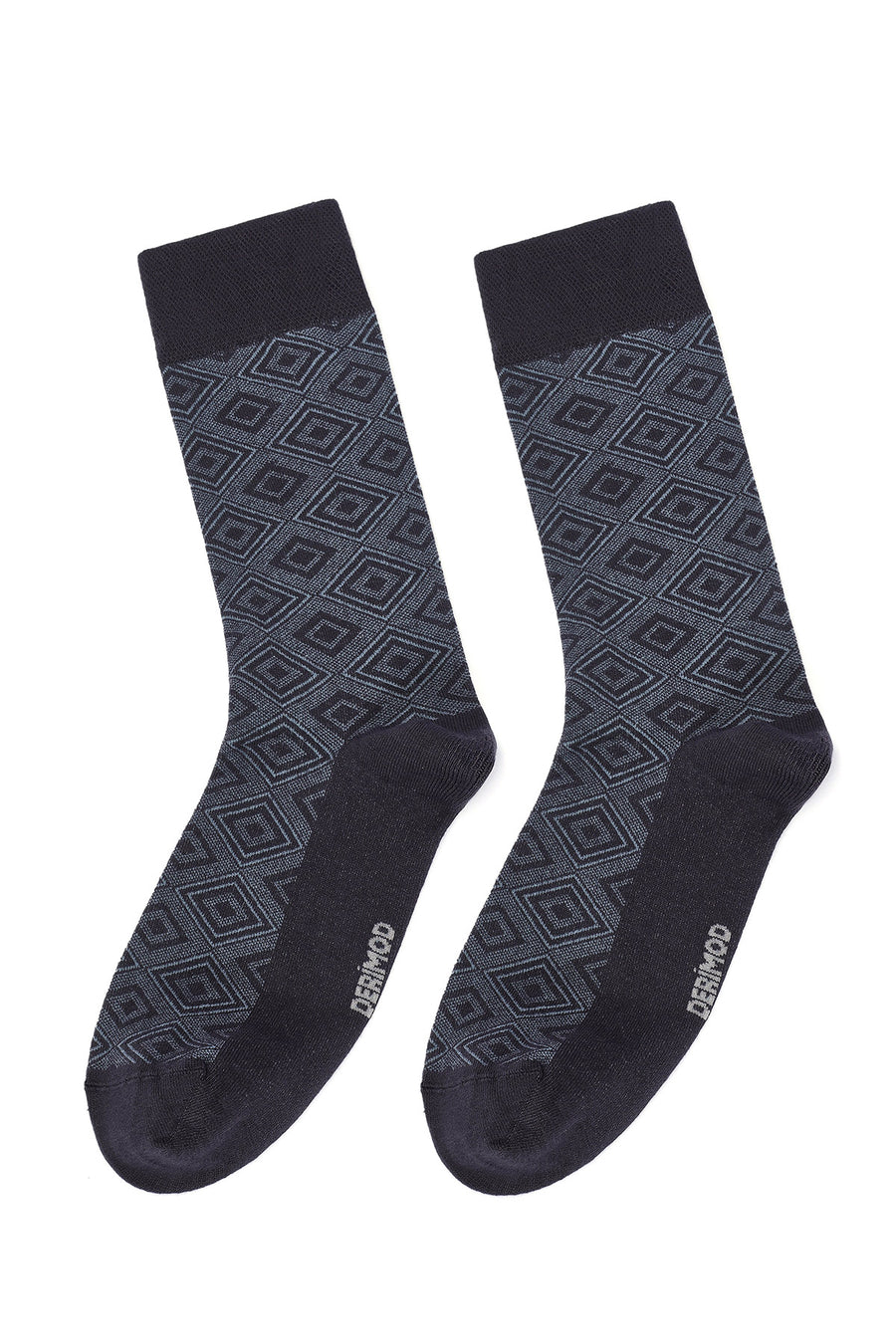Men's Grey Long Socks 000A2C35056F | Derimod