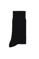 Men's Black Cotton Long Socks | Derimod