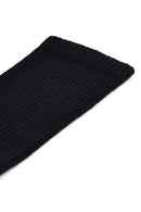 Men's Black Cotton Long Socks | Derimod