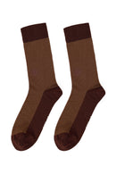 Male Brown Cotton Socks | Derimod