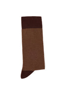 Male Brown Cotton Socks | Derimod