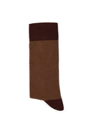 Male Brown Cotton Socks | Derimod