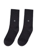 Male Gray Cotton Socks | Derimod