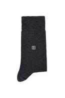 Male Gray Cotton Socks | Derimod